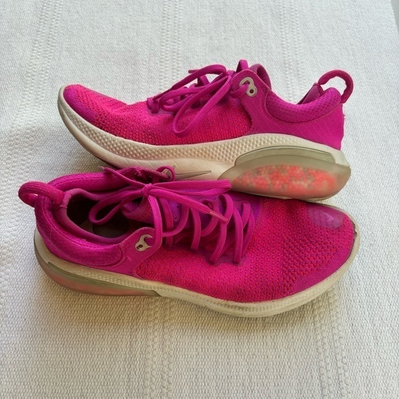 WOMENS NIKE JOYRIDE RUN FK FLYKNIT PINK CROSS TRAINING GYM running shoe size 7.5 - Picture 3 of 11